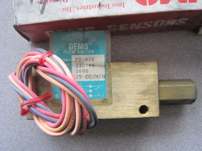 NEW GEMS 130784 FLOW SWITCH