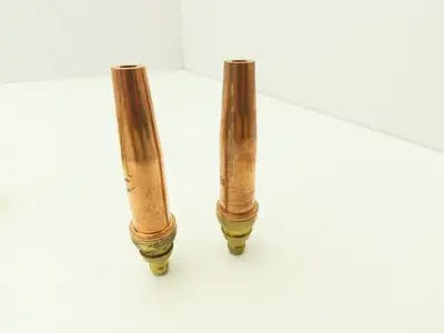 Airco 209F-3 Torch Cutting Tip 2 Piece Size 3 Lot of 7