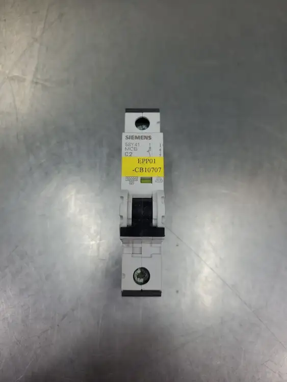 Used Siemens 5SY41 MCB C2 Circuit Breaker, 1 Pole, (5SY4102-7) Circuit Breakers South Carolina US | Palmetto Automation #1151557
