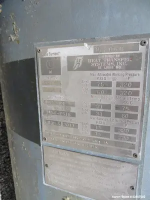 Used Heat Transfer Systems Tube Reboiler/Heat Exchanger – 7062 Sq Ft, 304L SS, Vertical/Horizontal