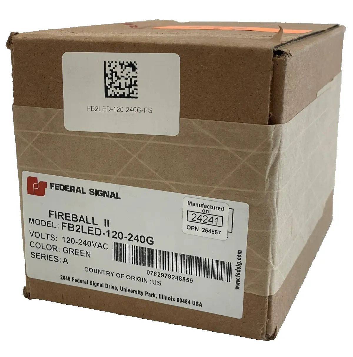 NEW FEDERAL SIGNAL FB2LED-120-240G LED LIGHT FB2LED120240G