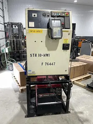 Used FANUC FANUC ARC MATE 120IB MIG WELDING CELL WITH LINCOLN 455M AND INDEX TABLE 5' X 8' RJ3IB CONTROL _UNKNOWN_ Robotic Welding Cells | Harbor Machinery Inc. #1283360
