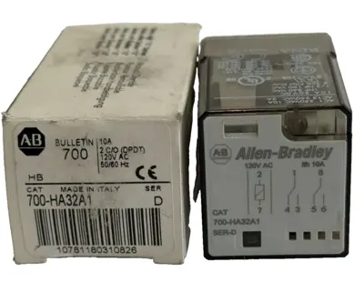 ALLEN BRADLEY 700-HA32A1 RELAY SER.D 700HA32A1 NEW, SURPLUS