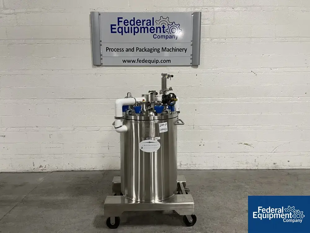 USED ITT 125 Liter Integrated Biosystems Cryovessel, 316L S/S, 50/65#