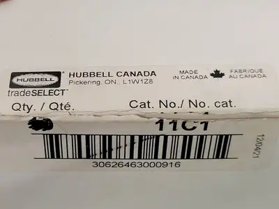 NEW 2021 HUBBELL 11C1