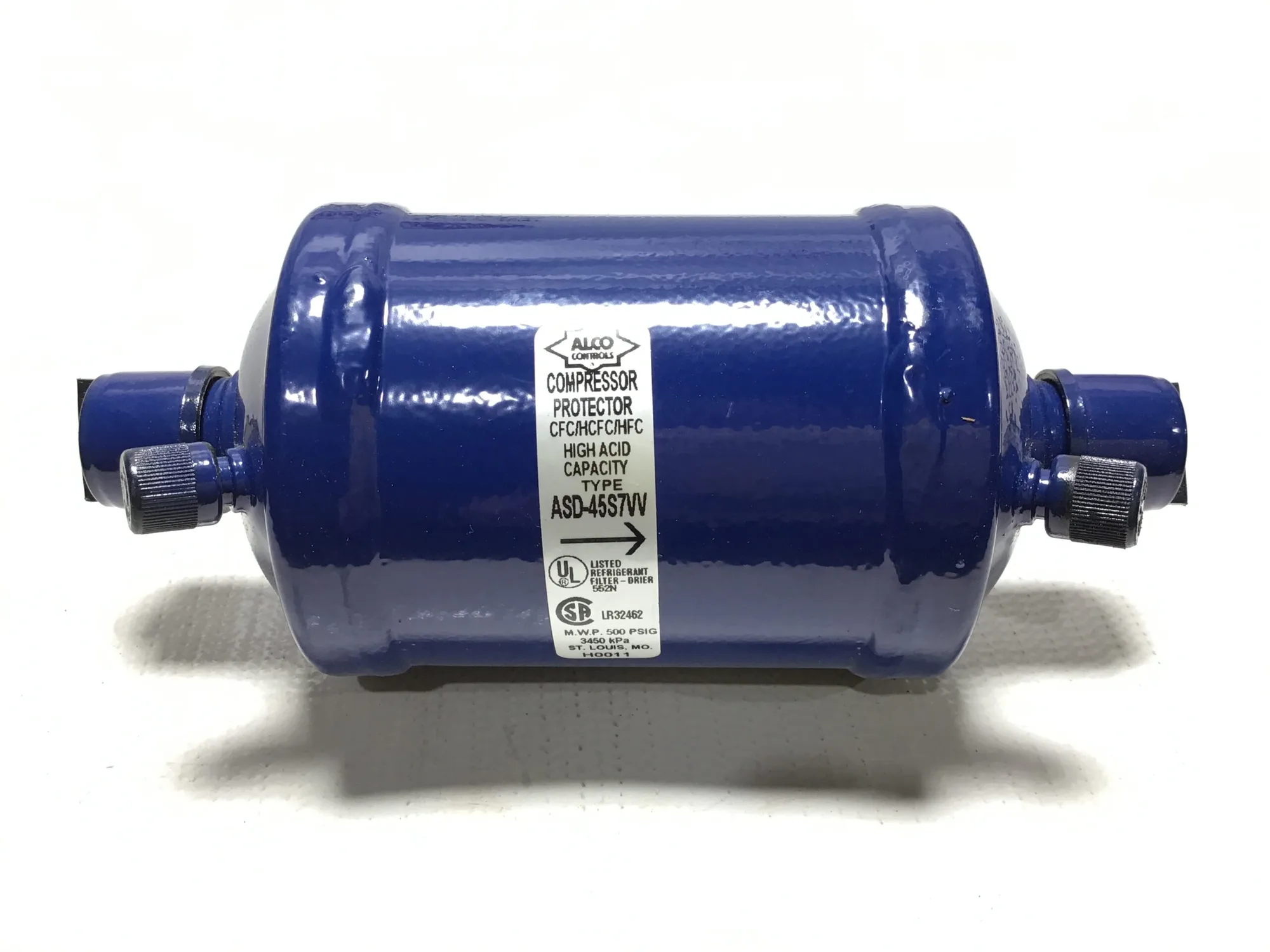 Alco Controls ASD-45S7VV Suction Line Filter Compressor Protector 500PSIG 3450kPa