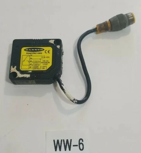 Used Banner PD45VP6C100Q Sensors Indiana US | J&J Industrial Supply #1073458