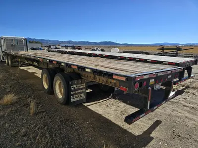Used 2001 TRANSCRAFT 48' Flatbed Trailers Utah US | Berry Machinery #910873