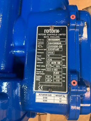 New | in-Stock ROTORK Q300FA10 Rotary Actuators Ohio US | Surplus Asset Holdings #1508217