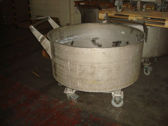 500L S/S Open Top Trolley Tanks