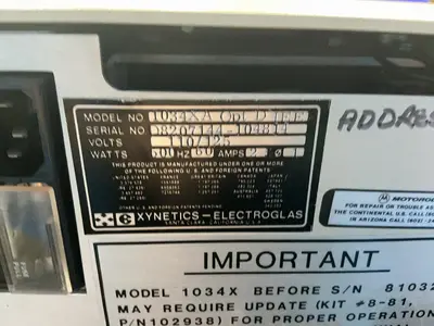 Used XYNETICSELECTROGLAS 1034XA Semiconductor Test Ohio US | HGR 24 #1326207
