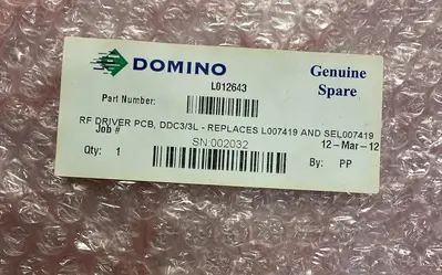 Used DOMINO L012643 Miscellaneous Equipment (Electrical & Power) Ohio US | Surplus Asset Holdings #1209813