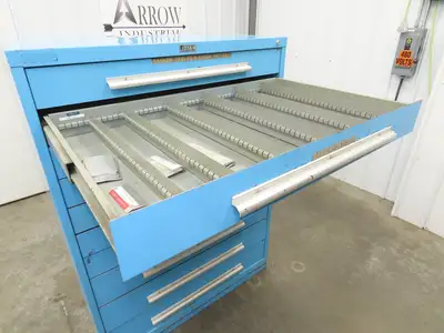 Nu-Era Modular Tool Storage Cabinet 10 Drawer 45x28x61" Vidmar Lista Stanley