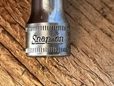 SNAP ON  SFSM9  3/8" Drive 6-Point Metric 9mm Deep Socket  USA