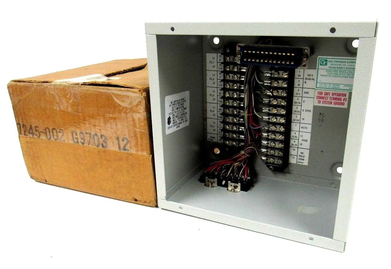 NEW GAI-TRONICS 7245-002 ENCLOSURE 7245002