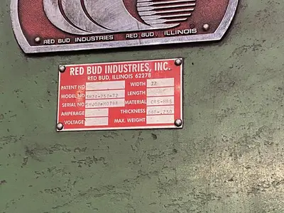 72” x .250” Red Bud Shear