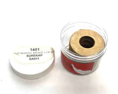 New | in-Stock Oilite Impregnated Sintered Bronze Thrust Washer, 1-1/4" OD, 5/8" ID LOT Hardware Washers Michigan US | Maverick Industrial Sales #1394291