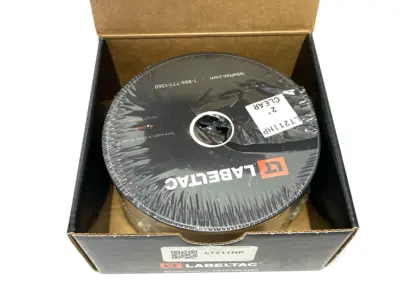 New | in-Stock LABELTAC PRO MODEL HIGH PERF. 10 YEAR VINYL LABEL 2" X 150' ROLL, CLEAR Label Printers | Maverick Industrial Sales #1099038