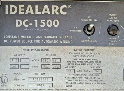 USED 1982 LINCOLN DC-1500