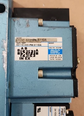 USED MAC VALVES INC 6211C-000-PM-611DA
