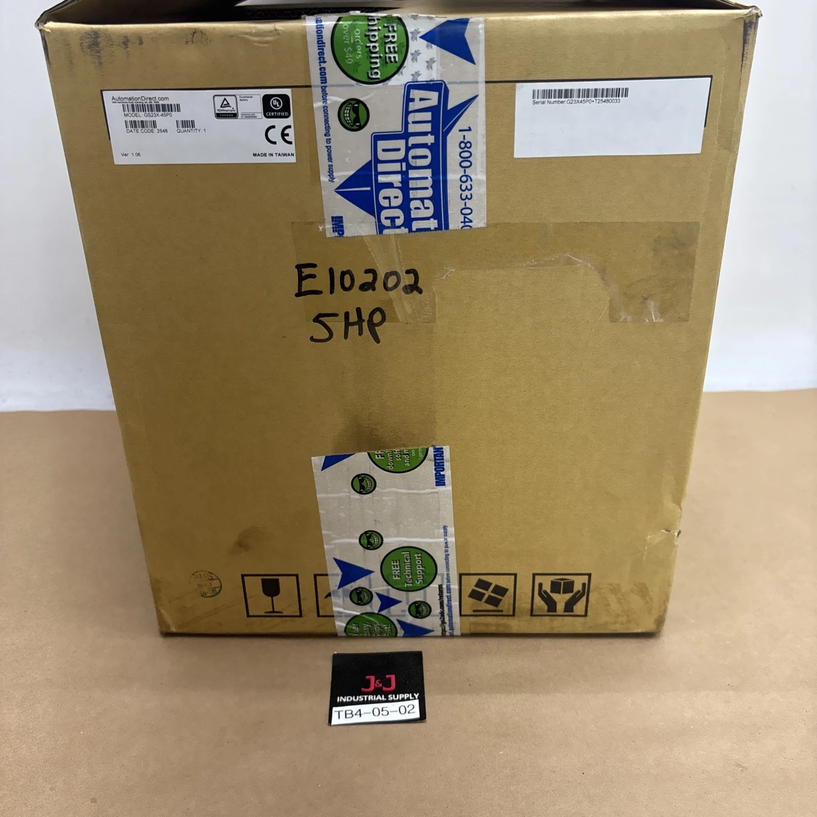 New | in-Stock AutomationDirect GS23X-45P0 AC Drive Control Module Indiana US | J&J Industrial Supply #1341456
