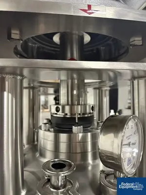 USED Lee Industries 15 Gal Lee Tri Shaft Turbo Emulsifier Reactor, 316 S/S, 30/125#