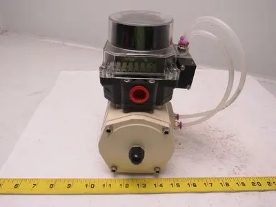 El-O-Matic ED 100/A Double Acting Pneumatic Valve Actuator W/ Actaire Controller