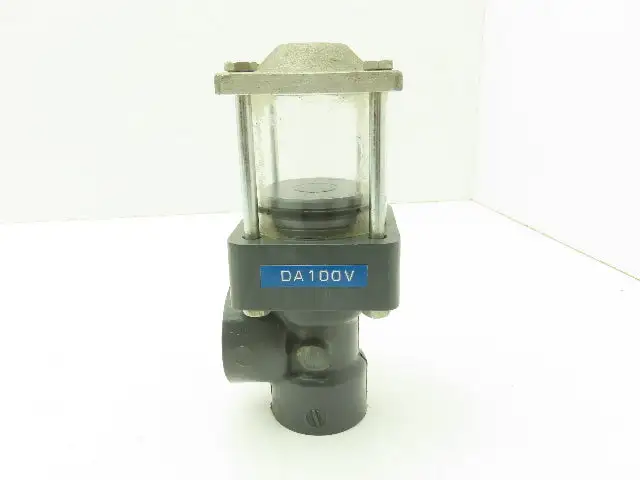 Plast-o-matic DA100V PVC Valve Pneumatic Shutoff 1" NPT Sch 80 Double Action