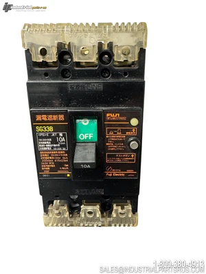 Used FUJI SG33B 10A Circuit Breakers Kentucky US | Industrial Parts R Us Inc. #1338168