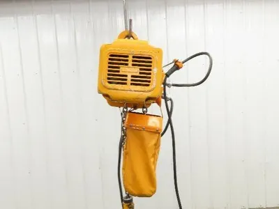 Harrington NER005LD 1/2 Ton Electrc Chain Hoist 14/5 FPM 2 Speed 12' Lift 3 PH