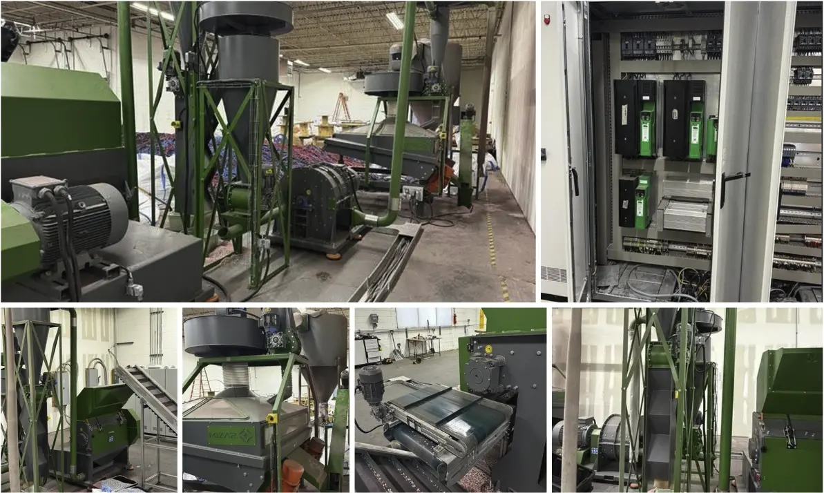 Used MIZAR Wire Granulation System Oil Separators Illinois US | Alan Ross Machinery #1399228