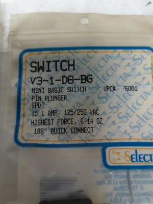 New | in-Stock SELECTA V3-1-D8-BG Miscellaneous Equipment (Electrical & Power) | Surplus Asset Holdings #1199718