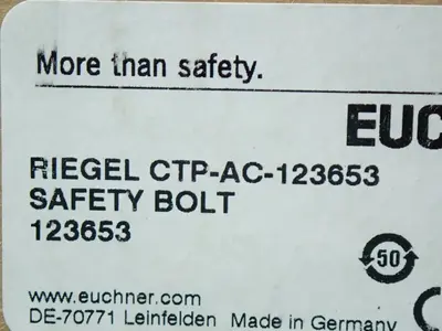 NEW EUCHNER RIEGELCTPAC123653