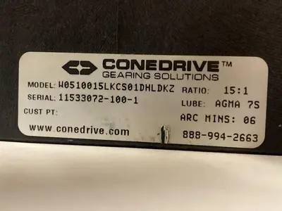 New | in-Stock CONEDRIVE W0510015LKCD01DHLDKZ Speed Reducers | Surplus Asset Holdings #1204352