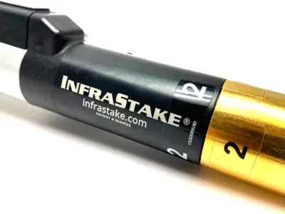 USED EXTOL INFRASTAKE PLASTIC STAKING MODULE, ANALOG PUNCH POSITION SENSING