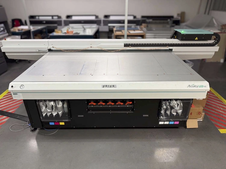 2019 FUJIFILM ACUITY LED 48 FLATBED PRINTER Ink Jet Printers | Pressroom Solutions LLC