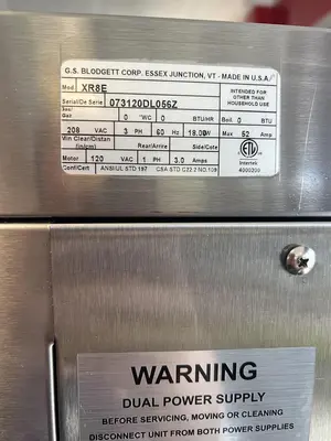 Used BLODGETT XR8E Electric Ovens Florida US | BAM Discount Restaurant Equipment #1494055