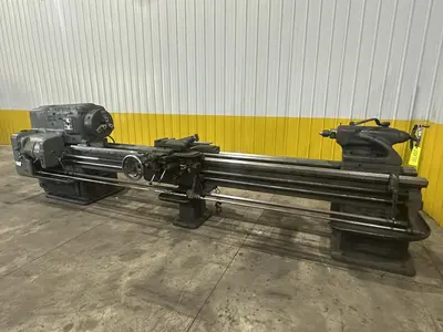 28" X 126" AMERICAN PACEMAKER ENGINE LATHE 2-1/8" HOLE: STOCK #23510