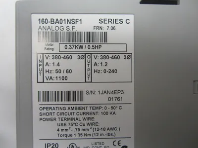 Allen Bradley 160-BA01SF1 Speed Controller 160BA01SF1