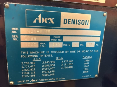 USED MULTIPRESS MULTIPRESS WUA-2TR PRESS