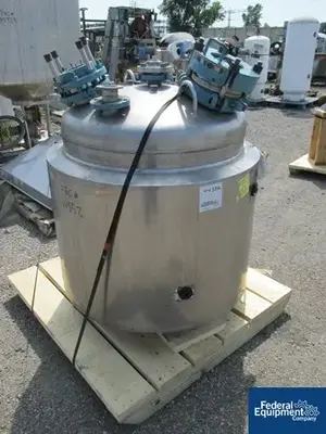 USED Pfaudler 100 Gal Pfaudler Reactor Body, 316 s/s 50/65#