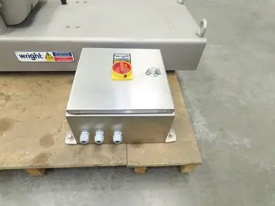 PPM WF450 Wright Linear Vibratory Conveyor Feeder 17.5" W 32.5" Long Stainless