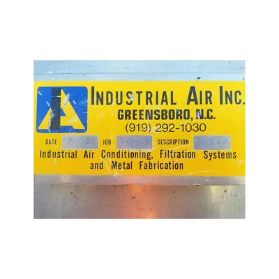 Used Industrial Air Inc. 750 Gallon Stainless Steel Vertical Mix Tank