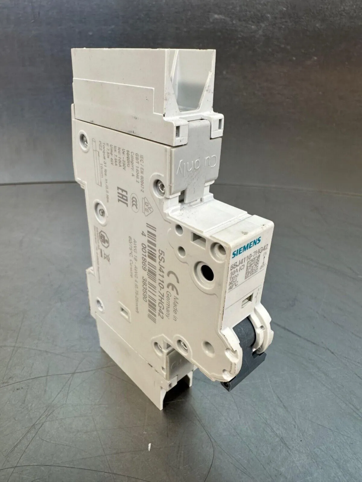 Siemens 5SJ41107HG42 Circuit Breaker 5SJ4110-7HG42 (4D-24)