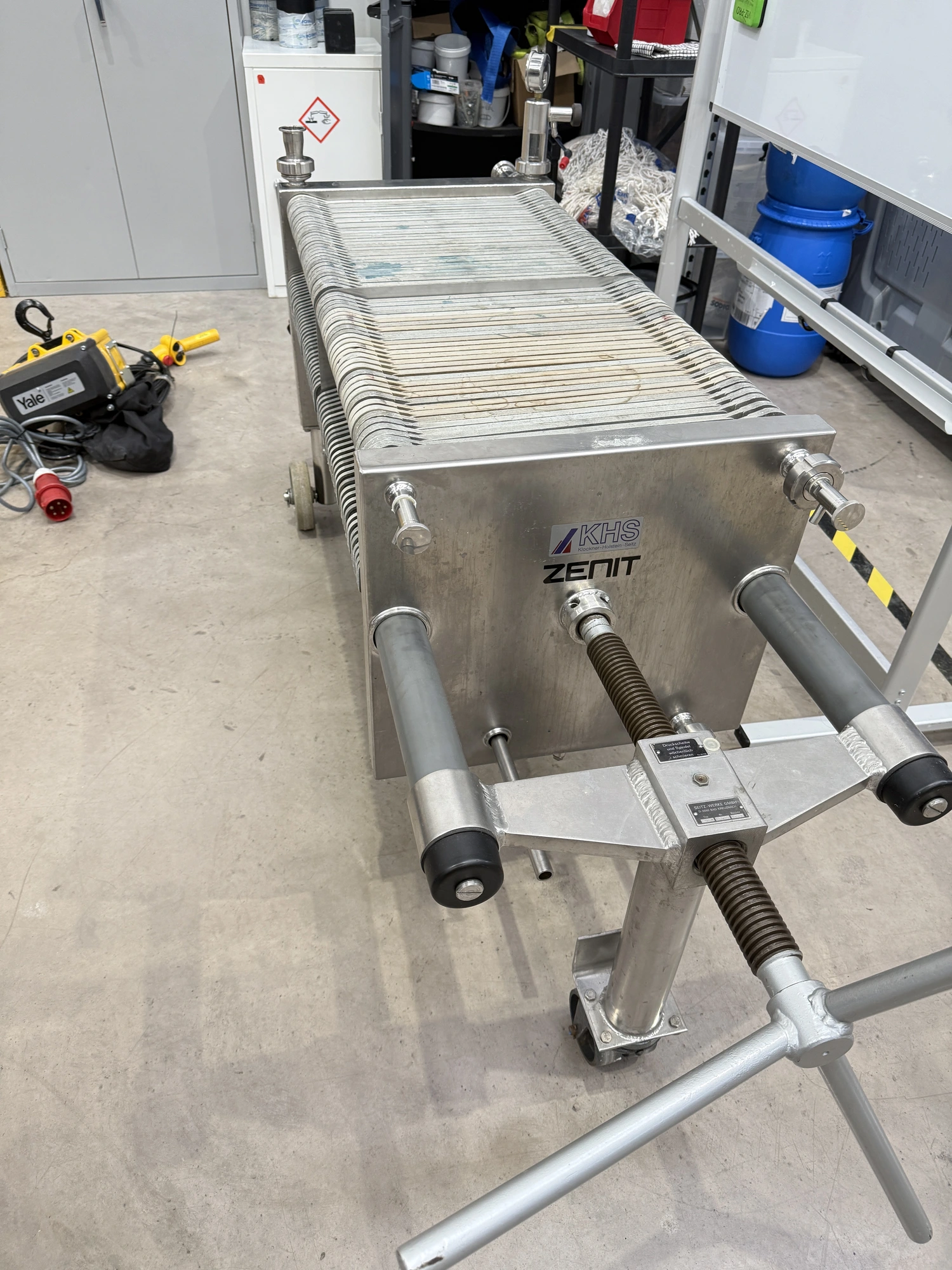Seitz Zenit V plate & Frame Flter press 40Z30