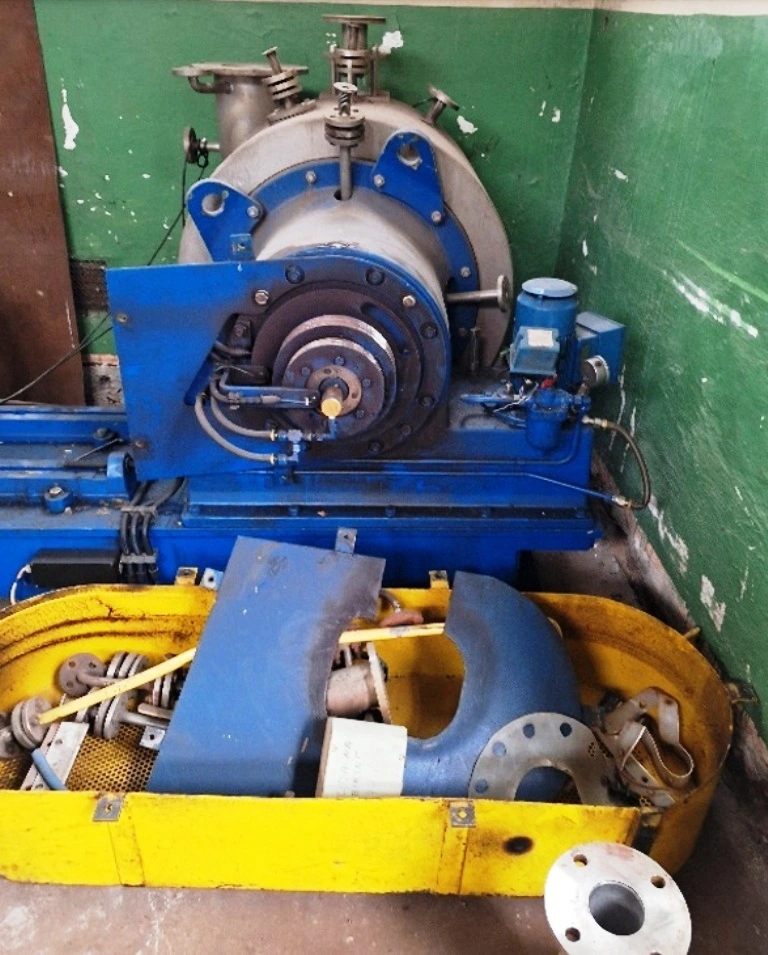 Siebtechnik Tema H-520K Conturbex worm/screen centrifuge, 316SS