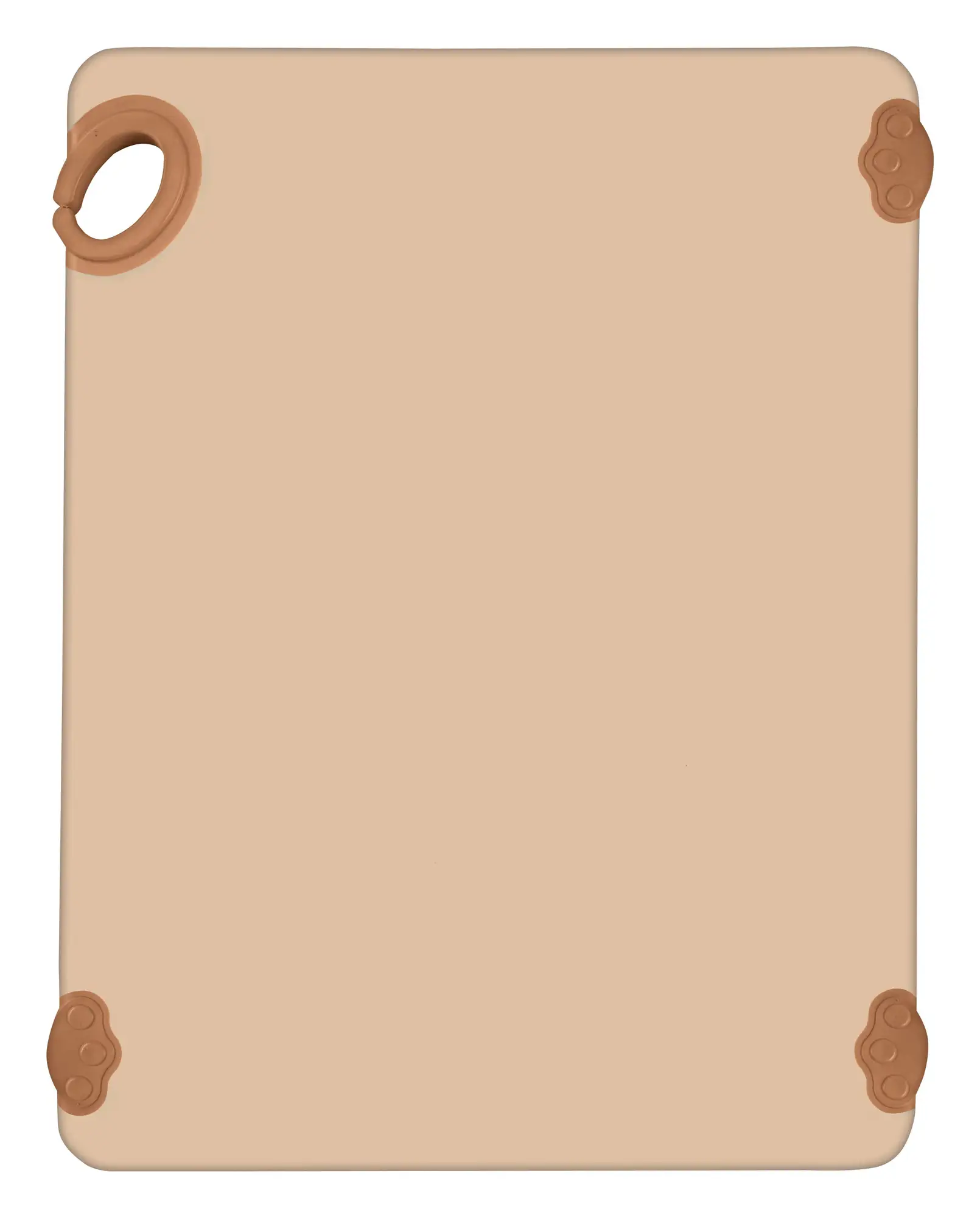 Cutting Board with Hook, 15" x 20" x 1/2", FULL COLOR Brown (6 Each)
