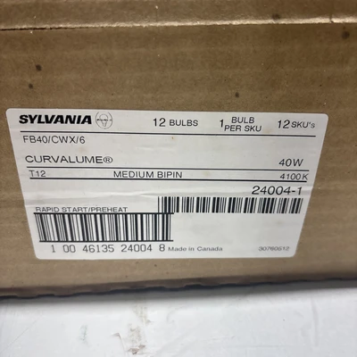 New | in-Stock SYLVANIA FB40/CWX/6 Lighting Indiana US | J&J Industrial Supply #1328172