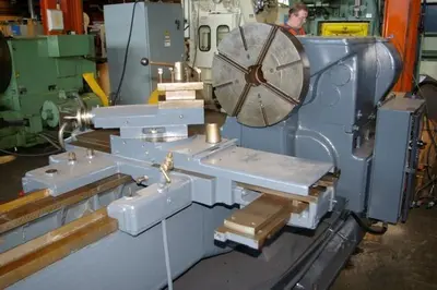 27"/45" X 138" BINNS & BERRY ENGINE LATHE. STOCK # 0680624