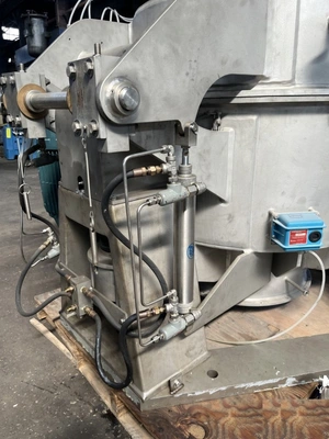 Western States 30 x 18 perforate basket centrifuge, 316L SS.